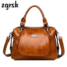 Роскошная женская сумка дизайнерская женская сумка Высокое качество масло воск кожа женская сумка через плечо брендовые сумки на плечо для женщин тоут