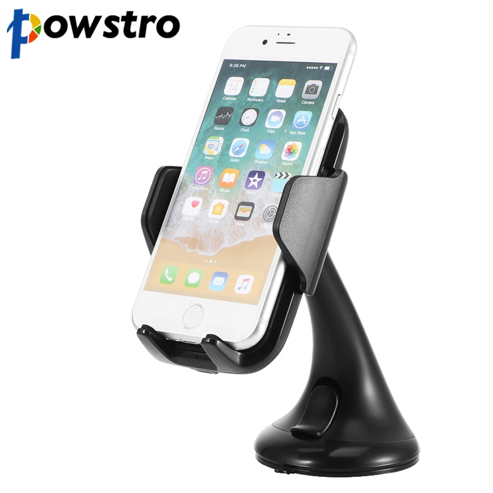 QI Standard Wireless Charger 5V1A and Car Mount Phone Holder 360 Degree Rotation For iPhone X 8 Plus for Samsung GALAXY