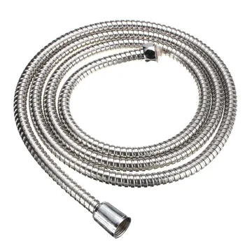 

Stainless Steel Shower Head Hose Pipe 2m Long Standard Chrome Flexible Bathroom Bathroom Tool Brand New