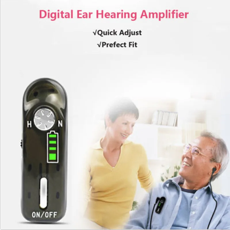 

Micro Pocket Hearing Aids Bluetooth Mini Rechargeable Ear Hearing Device for old people C-06 Free Shipping