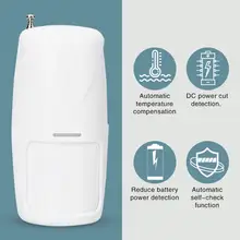 Беспроводной умный PIR датчик движения ИК охранная сигнализация с функцией обнаружения датчик де movimiento батарея не входит в комплект