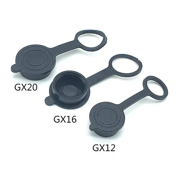 

2pcs Dust Cover for GX12 GX16 GX20 12mm 16mm 19mm Aviation Plug Connector Cover Waterproof Rubber Cap