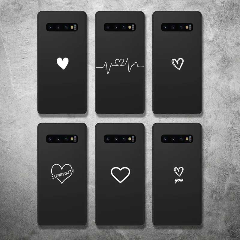 Lovebay чехол для телефона Samsung Galaxy S8 S9 S10 плюс Note 8 9 модная Милая мультяшная Любовь