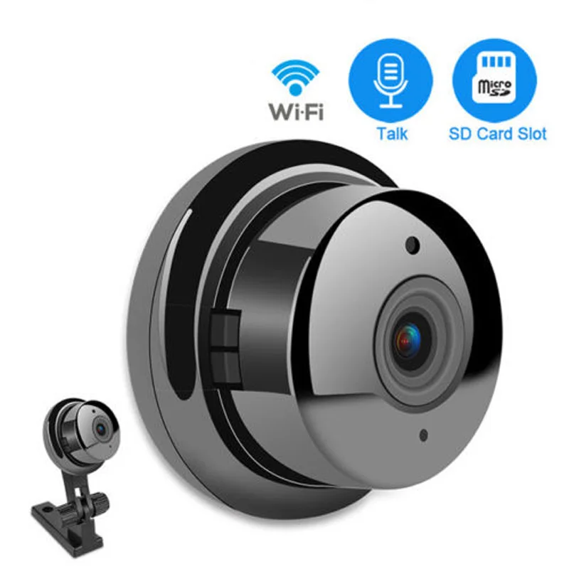 Новое поступление мини-видеокамер HD 1080P беспроводная Wifi домашняя ip-камера для безопасности монитор ночного видения панорамная Мини Wifi камера s