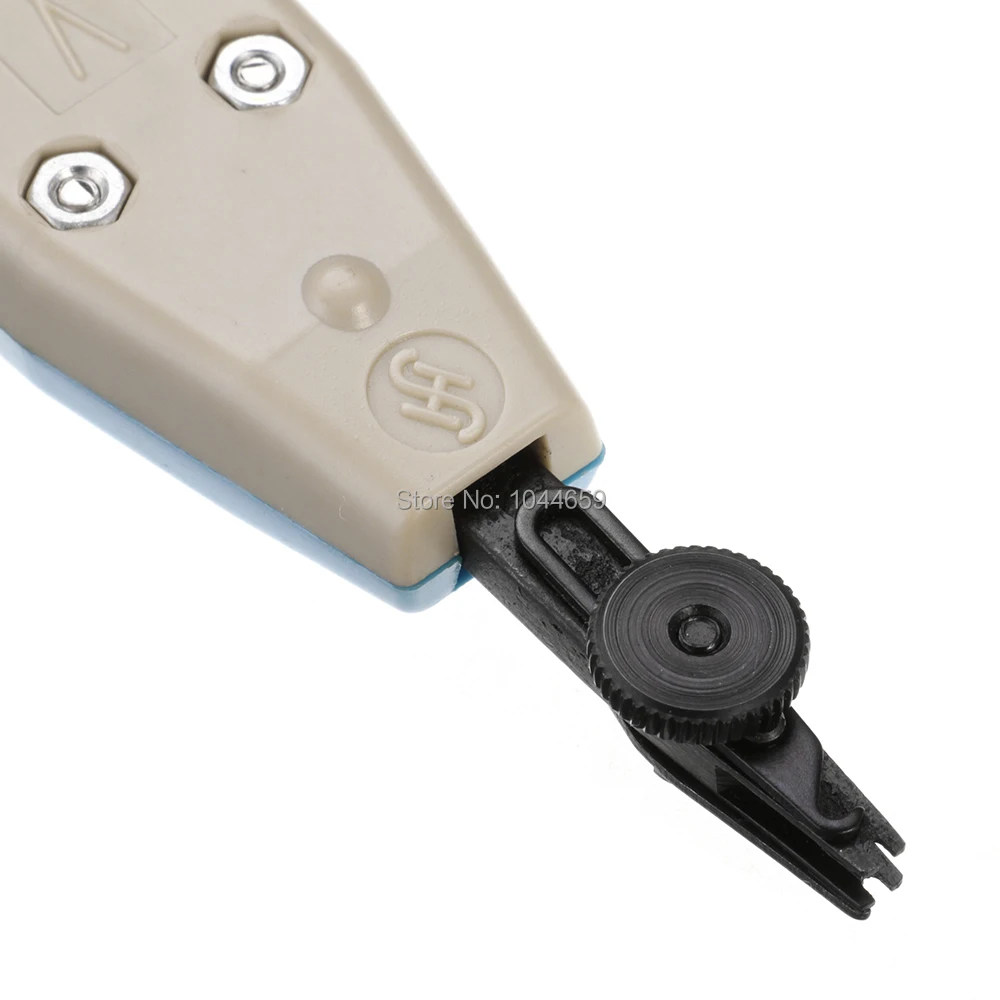 Ethernet Network Patch Panel Faceplate Punch Down Tool Professional Telecom Blue Tools Punch Down Tool - 2