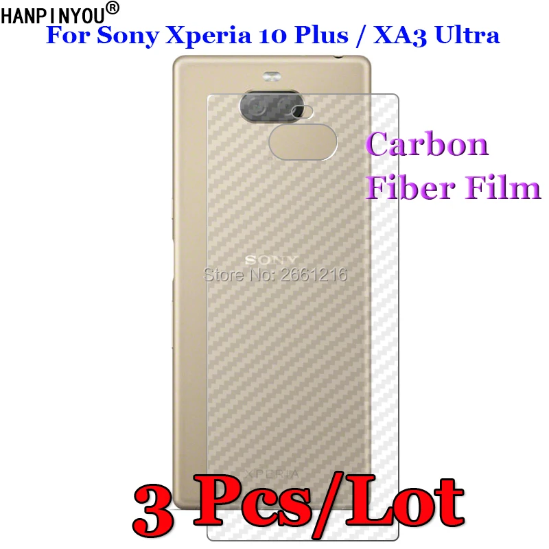 3 шт./лот для Sony Xperia 10 Plus/XA3 Ultra 3D Нескользящая прозрачная защитная пленка из