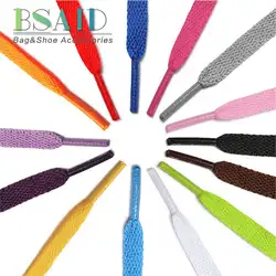 BSAID 145 см шнурки для кроссовок для Для женщин Для мужчин В наличии 14 цветов выбрать обувь унисекс шелковый шнур для спорта Пеший Туризм