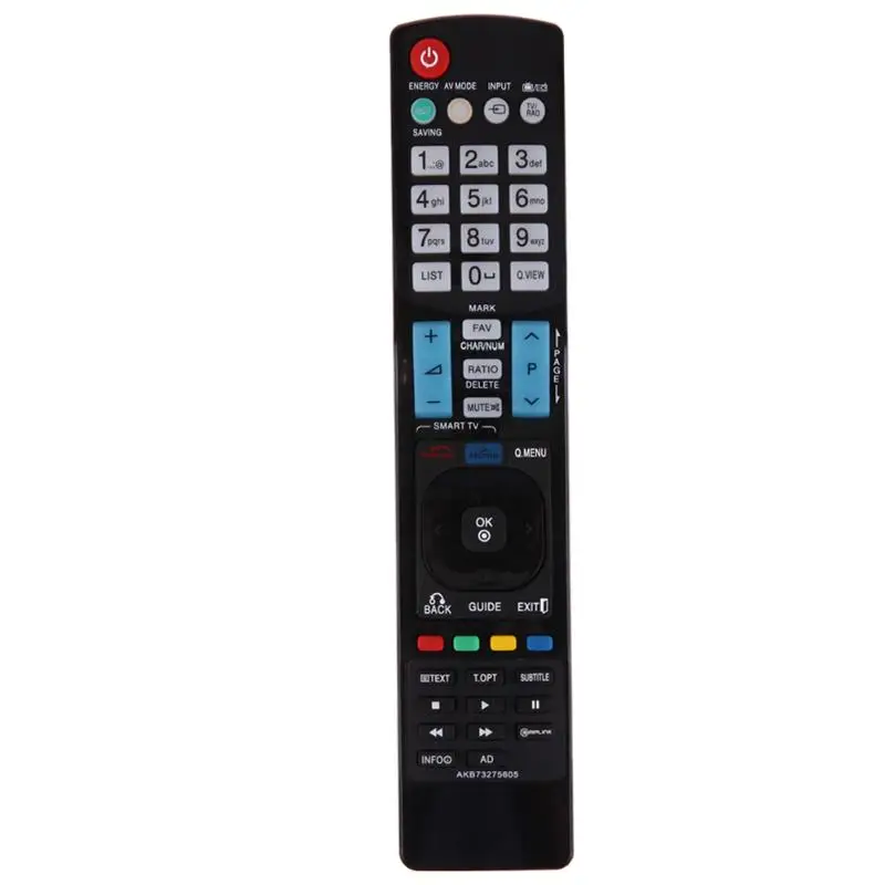 

1pc Remote Control Replacement for LG AKB73275605 TV Remote Controllor Black Needing 2 X AAA Batteries New