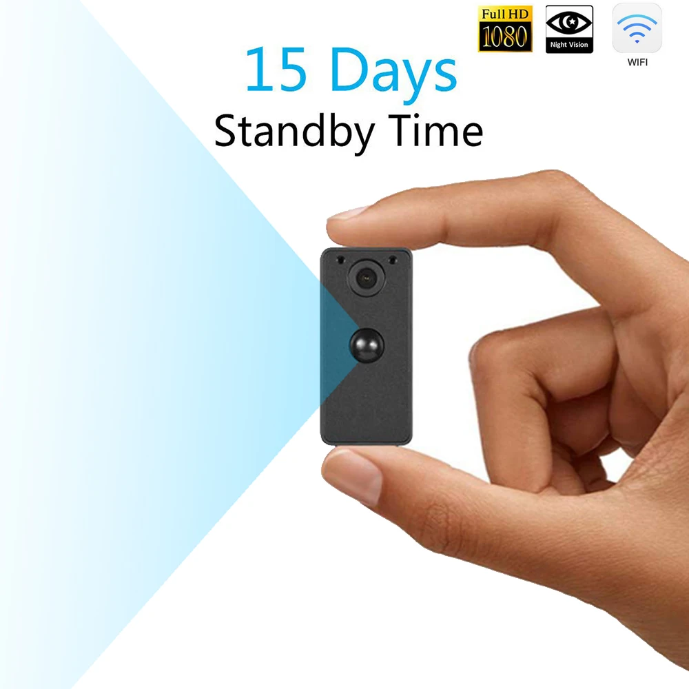

2019 NEW Wireless Low Power Camera 1080x720P HD Limit Night Vision Camera Detection WiFi 2.4GHz 380mAh Mini Camcorder Microphone
