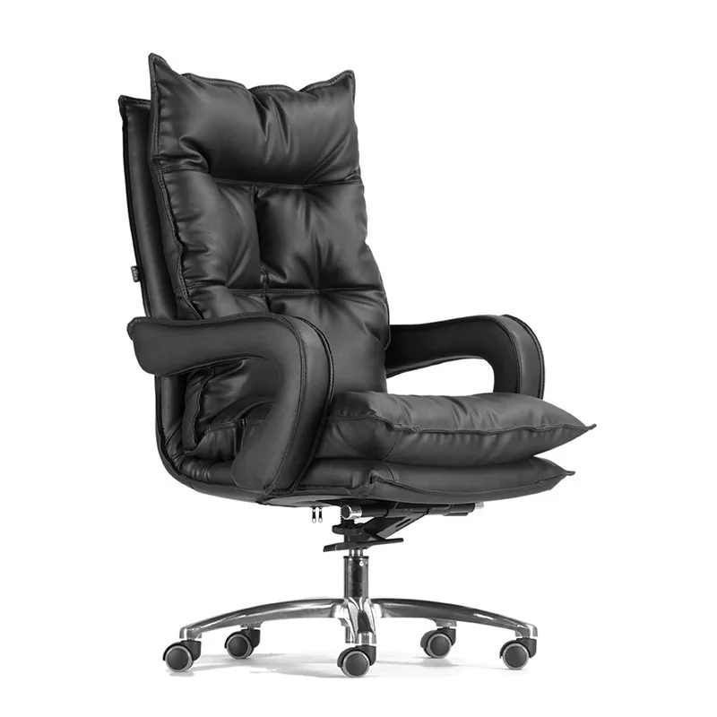

Continental Boss Chair Reclining Lifted Thicken Office Chair Simple Style Swivel Chair Multifunction Household Computer Chair