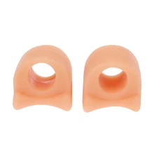 1 пара силикона Hallux вальгус палец ноги Сепаратор носилки носок перекрытия распределитель ног разделитель выпрямитель Bunion корректор