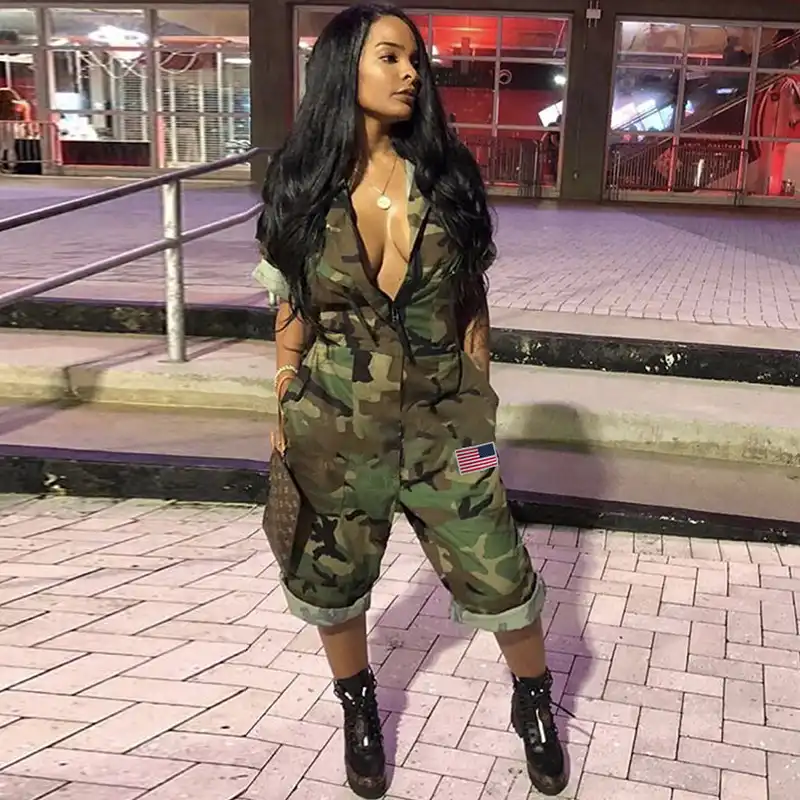 army print jumpsuit