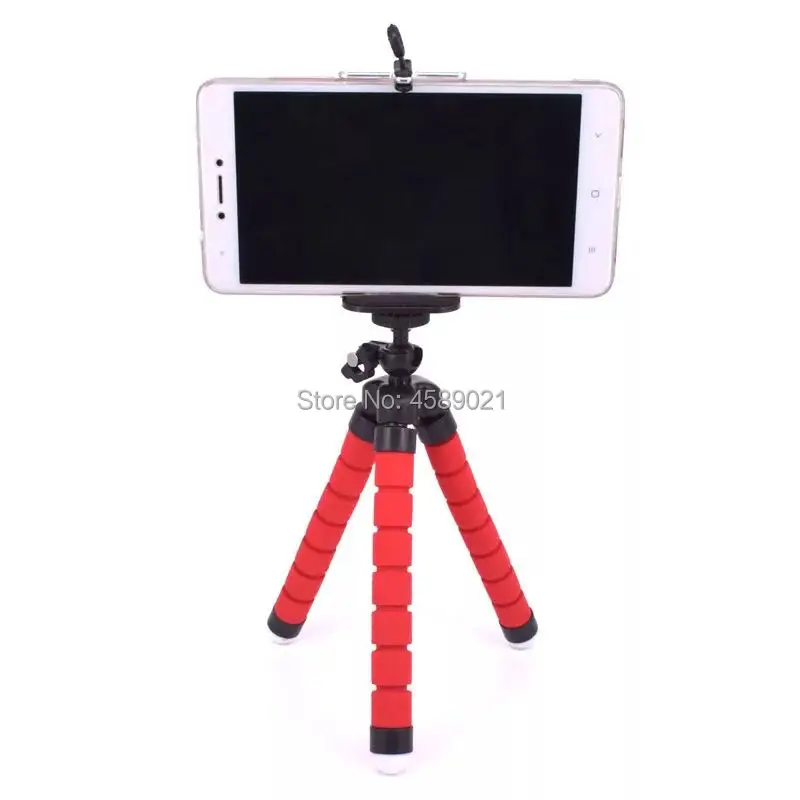 

Sponge Mini Tripod For Phone Mobile Camera Holder Clip Smartphone Stand Octopus tripod For Miniature Projector Phone Stents