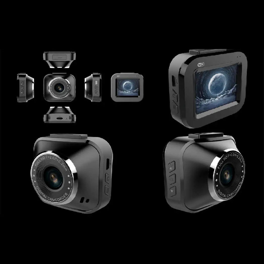 

Smart Car DVR Recorder Camera 1080P 170 1920x1080 64G Degrees Black Micro SD / TF Wide Angle