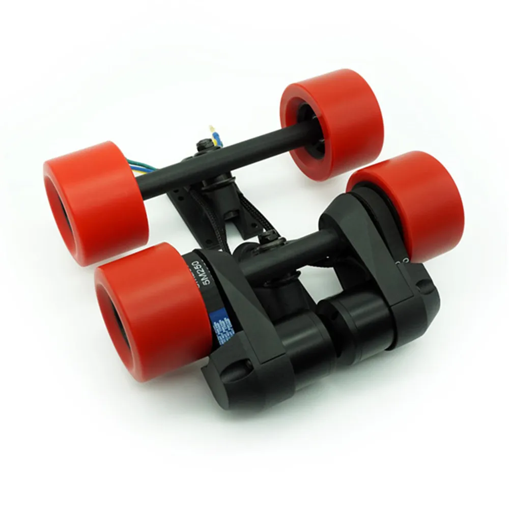 

Red/Black Dual Belt Drive BLDC-5055 Brushless Motor Kit For DIY Commuting Electric Skateboard Remote Control Toy Accessory New