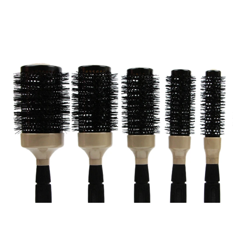 HOT!1Pc Ceramic Curly Hair Brush Barber Hairdressing Salon Styling Tools Round Hairbrush Massage|Щипцы для завивки| |