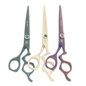 

Meisha 7.0 Inch 3 Colors Japan Curved Handle Pet Cutting Scissors Salon Barbers Hair Shears Dogs Trimming Tools Suppliers HA0455