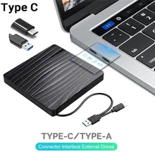 Тип C USB 3,0 оптические приводы чехол DVD RW CD Писатель Привод горелки Reader плеер Оптические приводы для Macbook/оконные рамы/Linux/VistaPC