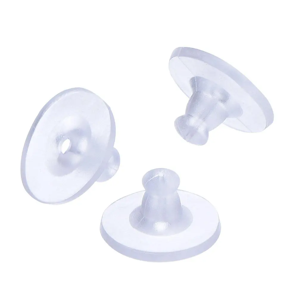 

Portable Clear Plastic Jewelry Earring Plugs Earplug Plug Ear Plugging
