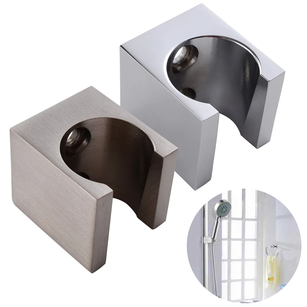 

Wall Mount Bracket Shower Head Holder Bathroom Home Accessory Copper Replacement Durable Rack #01