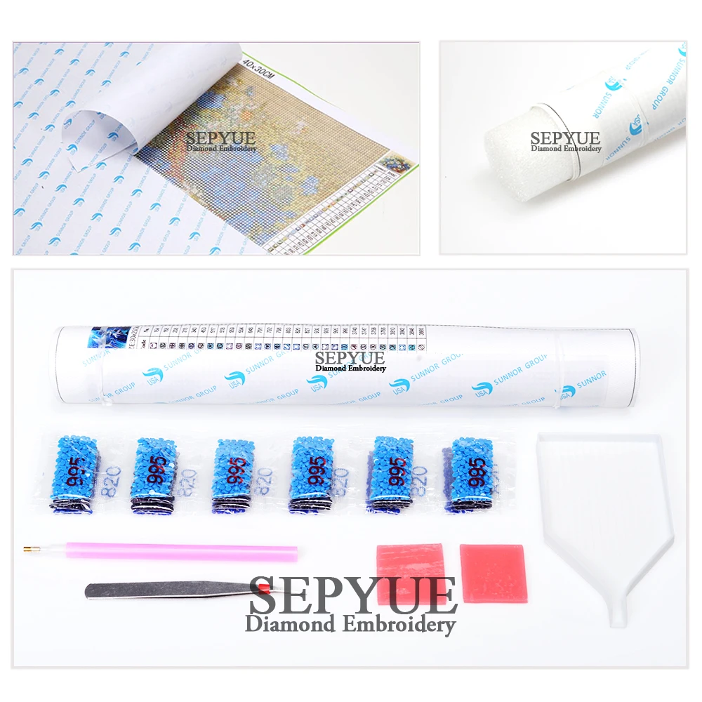SepYue 5d Diy Алмазная картина полная дрель квадратная Картина Набор для картин из