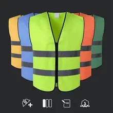 Высокая видимость светоотражающий жилет рабочее место дорожный рабочая одежда мотоцикл Велоспорт Спорт на открытом воздухе Светоотражающая одежда безопасности
