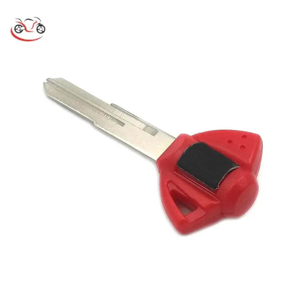 Motorcycle Blank Key Uncut Blade Keys For Suzuki GSXR600 GSXR750 GSXR1000 GSX600F GSX700F TL1000 Hayabusa Black / Red / Blue motorcycle keys motorcycle key accessories