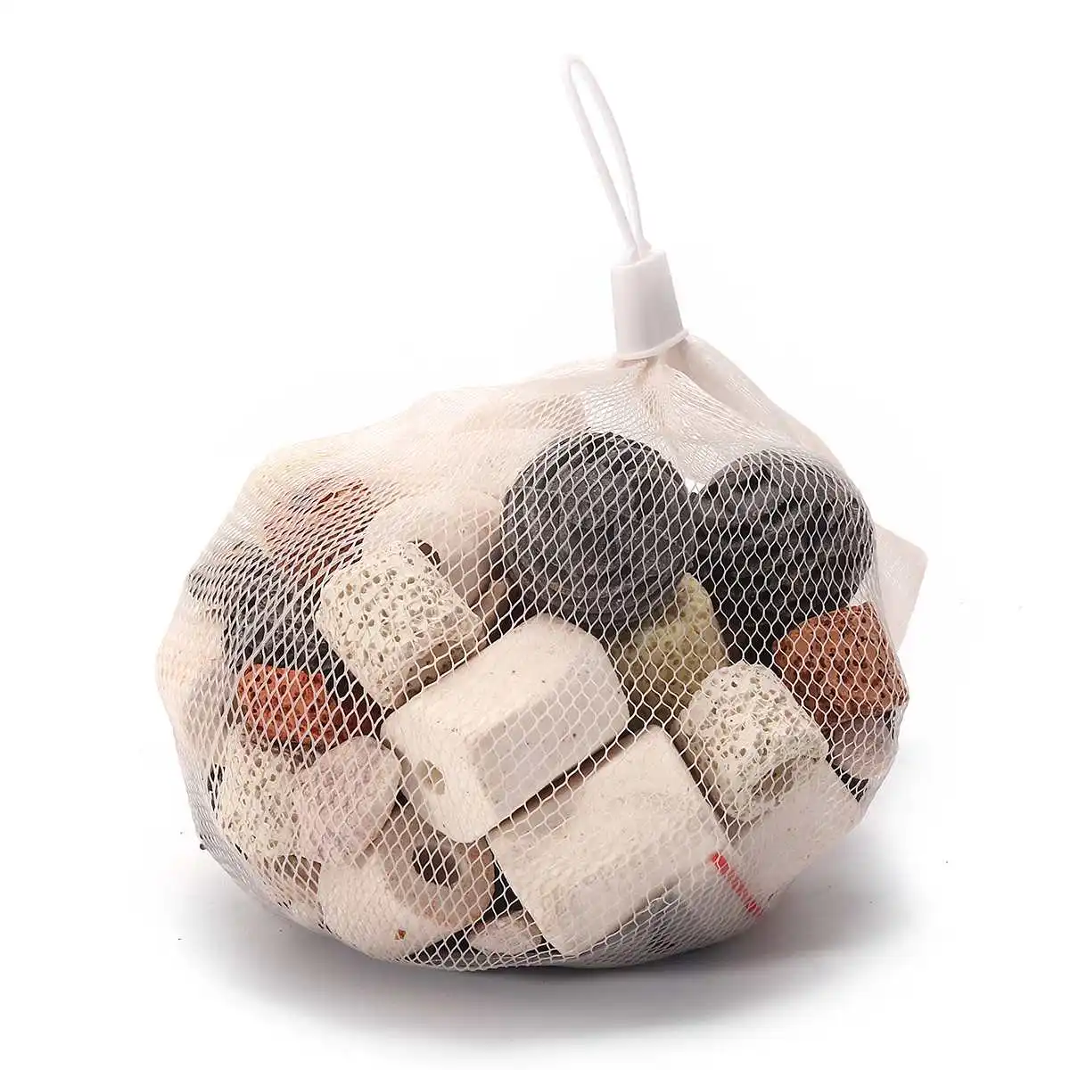 

12 in 1 420g Bio Balls Aquarium Porous Ceramic Filter Media Net Bag Biological Ball Fish Tank Aquarium Supplies Filters Ball