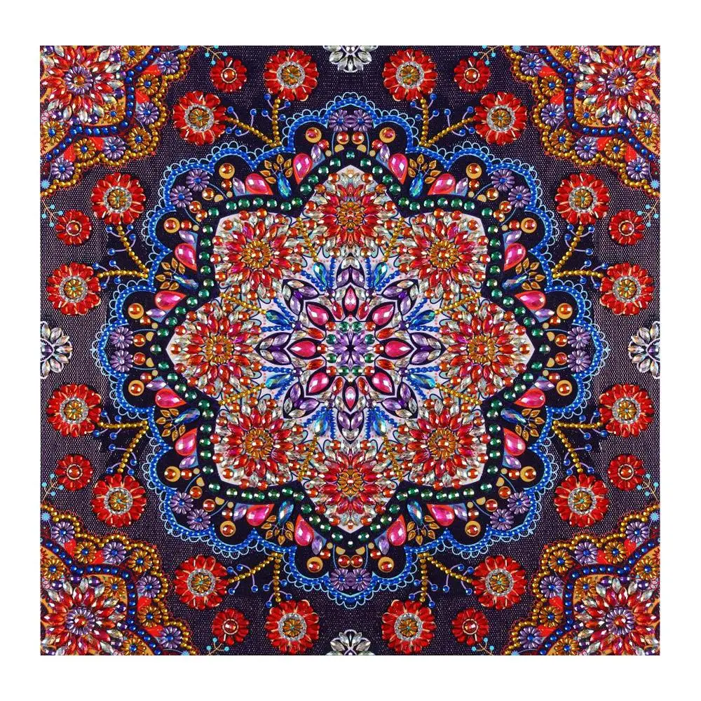 

special shaped diamond painting Mandala diamond embroidery sale diamond mosaic picture by rhinestones part of round drills 30x