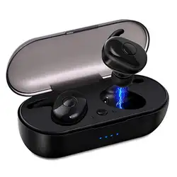Беспроводные Bluetooth 5,0 наушники-вкладыши спортивные пот-доказательство стерео гарнитуры с микрофоном переносной заряжающий чехол качество