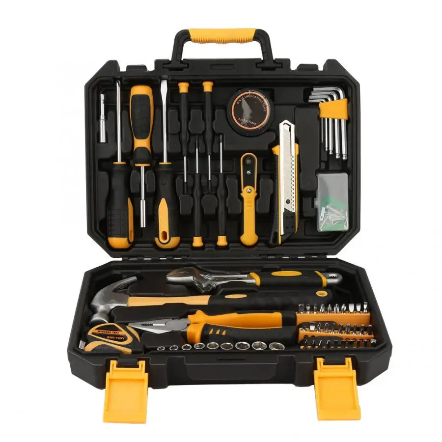 Tool Set Household Tool Kit DIY Home Repair Maintenance Hand Tools Set 105100 wrench tool set