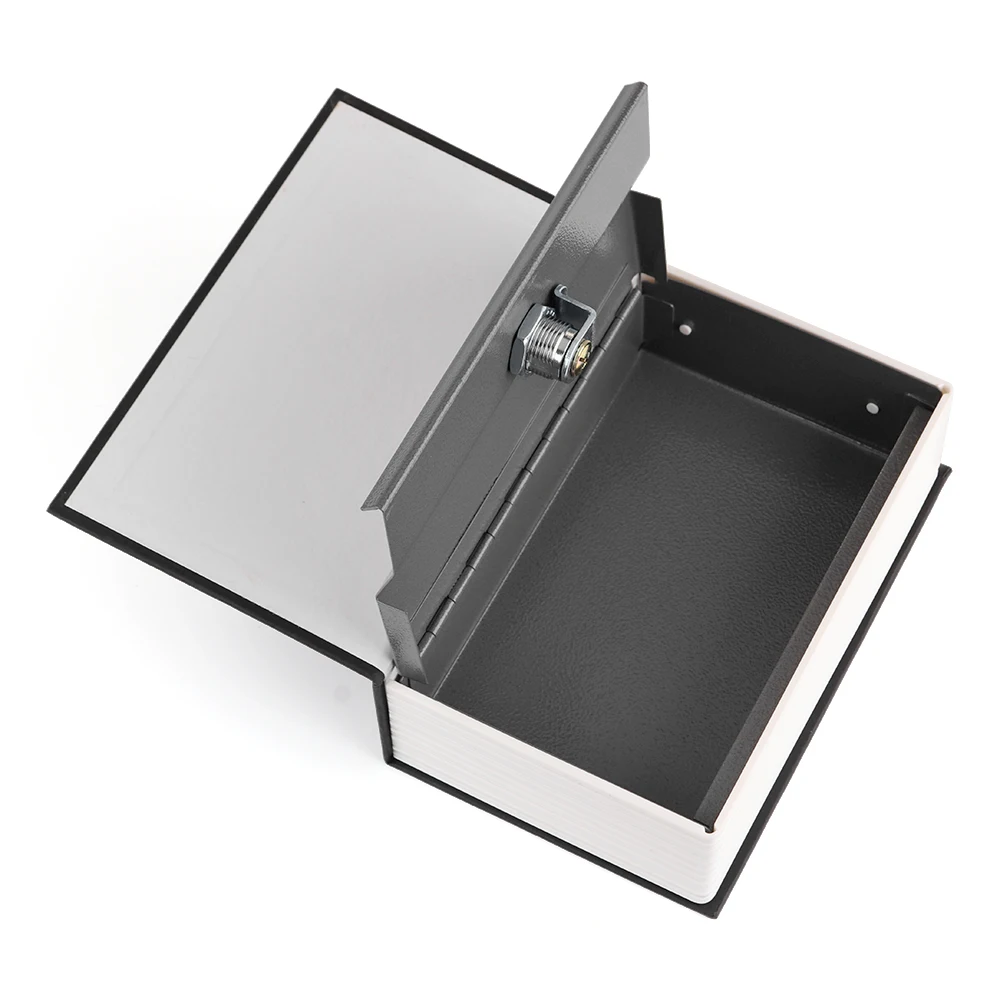 

Small Simulation Books Safe Piggy Bank Deposit Box With Key Credentials Storage Box Money Boxes