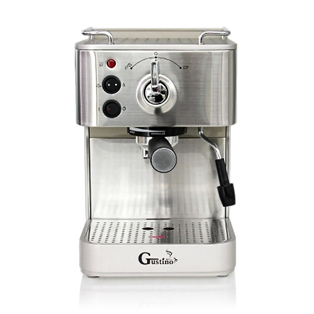 Gustino 920 W Профессиональная Полуавтоматическая кофеварка из нержавеющей стали