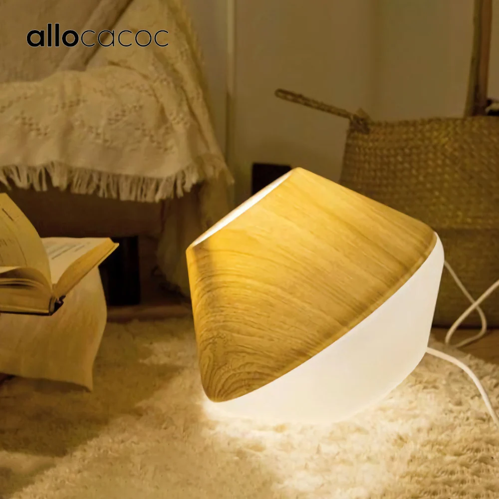 

Allocacoc Creative Home Lampshade Light Cover For Floor Lamp Table Light Wooden Lamp Cover Vintage Art For Living Room Lighting