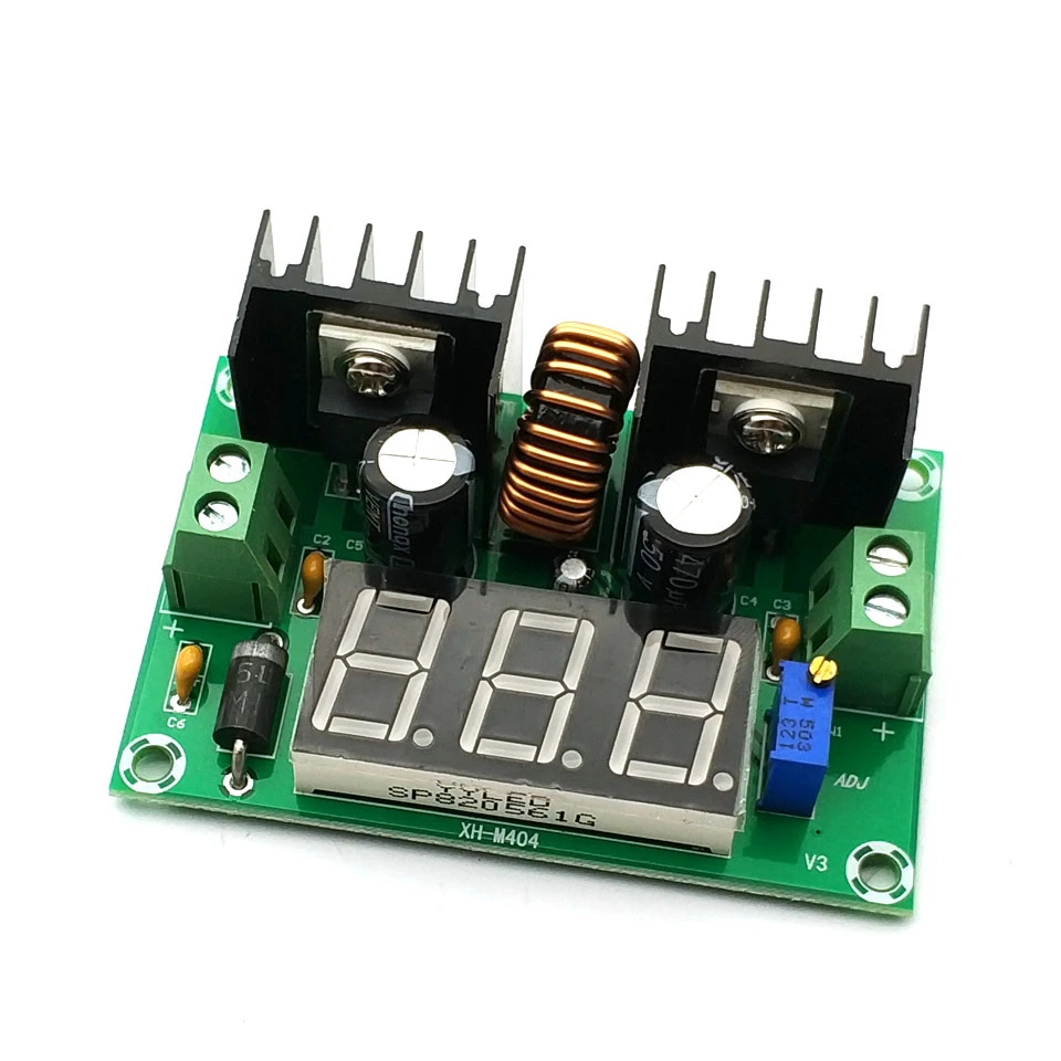 Цифровой светодиодный вольтметр XL4016 LM317 регулятор напряжения XL4016E1 DC понижающий