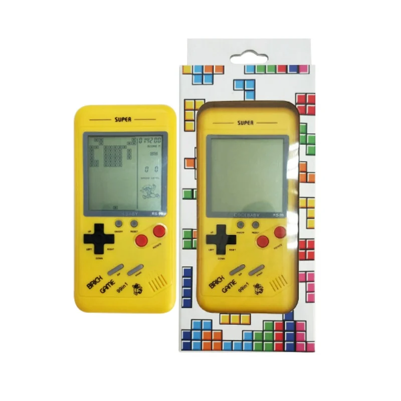 Classic Tetris Console Handheld Game Players Play Tetris GameBuilt in
