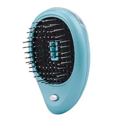Выпрямитель волос кисточки портативный Электрический волос ионный выпрямитель отрицательный расческа-ионизатор антистатические массаж