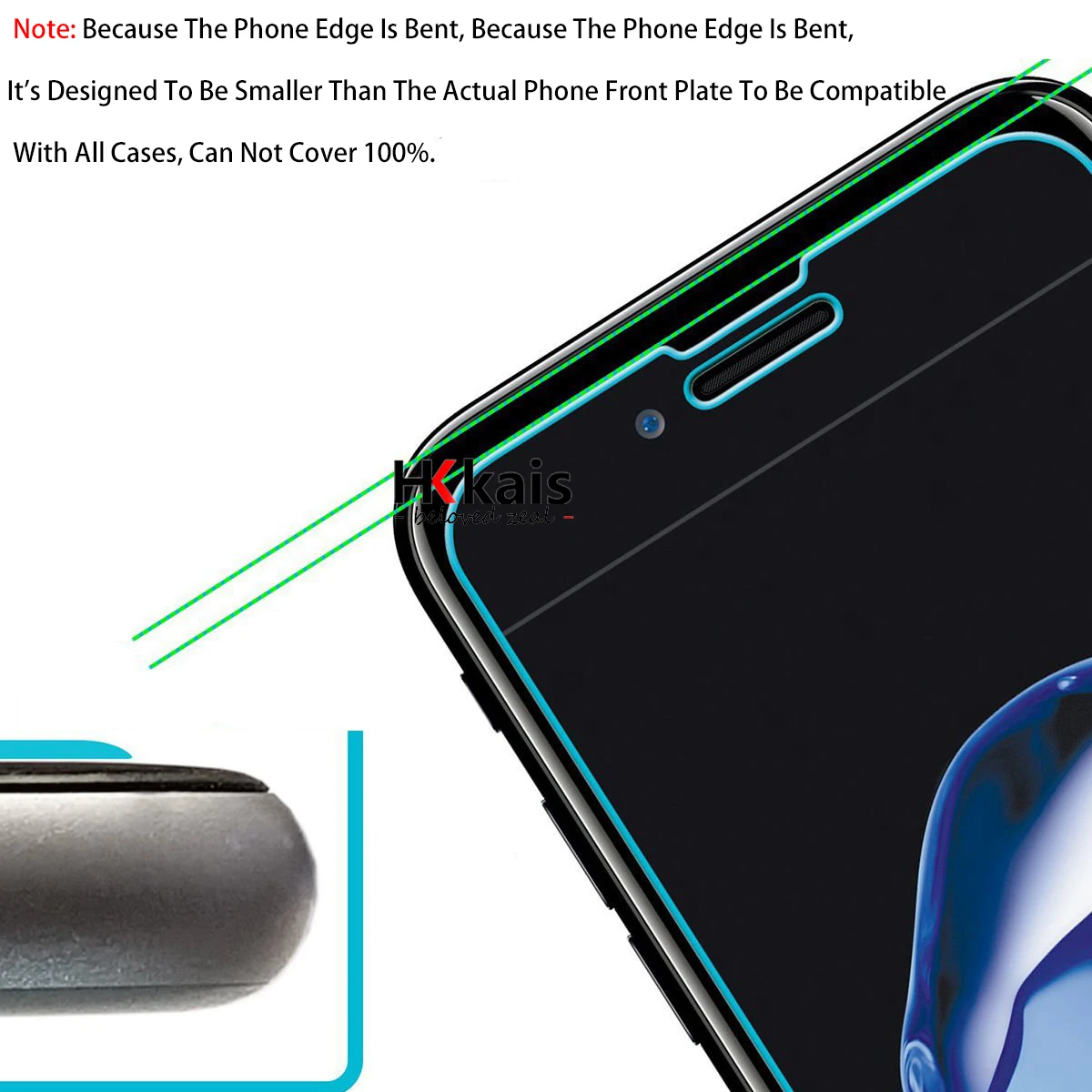 Закаленное стекло HKKAIS для ASUS ZenFone 3 Zoom ZE553KL Защитное экрана|Защитные стёкла и