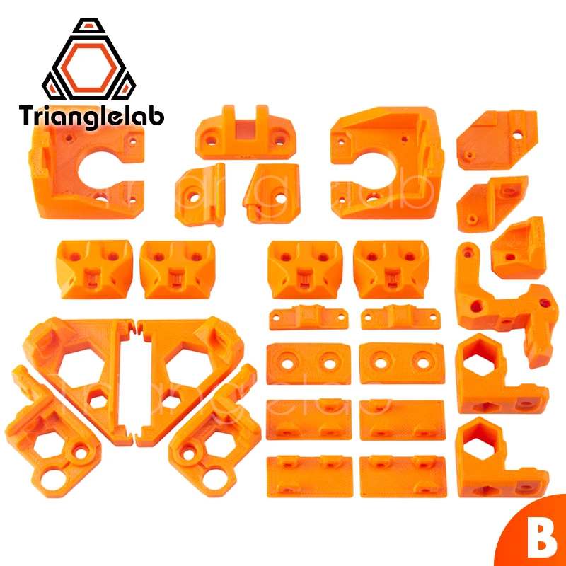 TriangleLAB PETG المواد كامل المطبوعة أجزاء ل DIY Prusa i3 MK3S الدب ترقية 3D طابعة لا PLA المواد