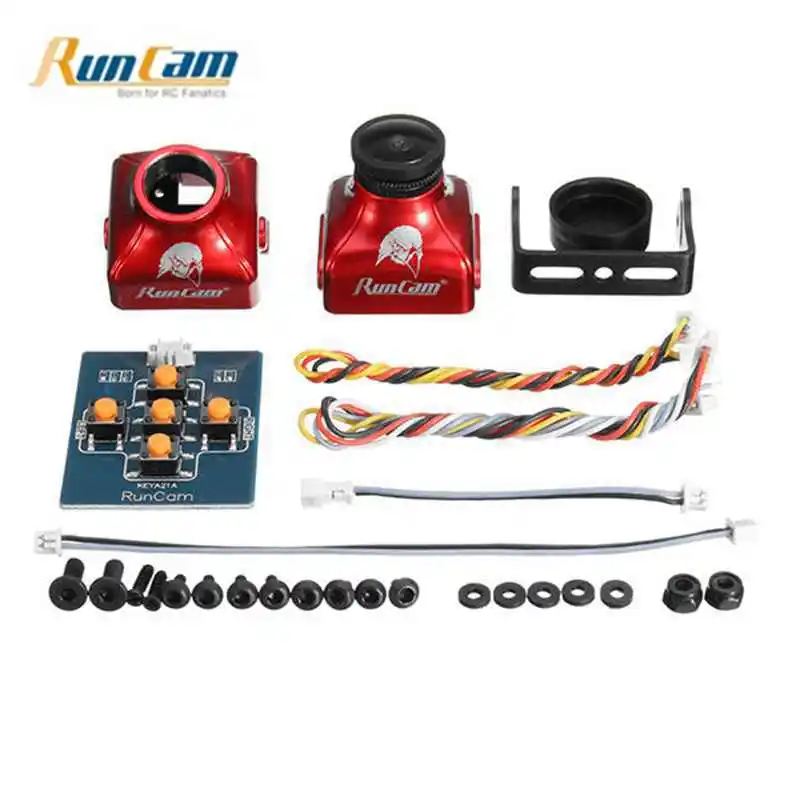 

RunCam Eagle 2 Pro + Mini DVR Remote Control Global WDR OSD Audio 800TVL 1/1.8" CMOS FOV 170 1.2 16:9/4:3 Switchable FPV Camera