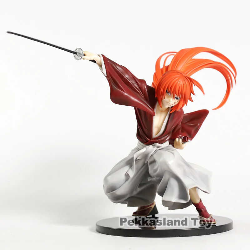 Аниме Rurouni Kenshin Himura ПВХ фигурка Коллекционная модель игрушки|Игровые фигурки и