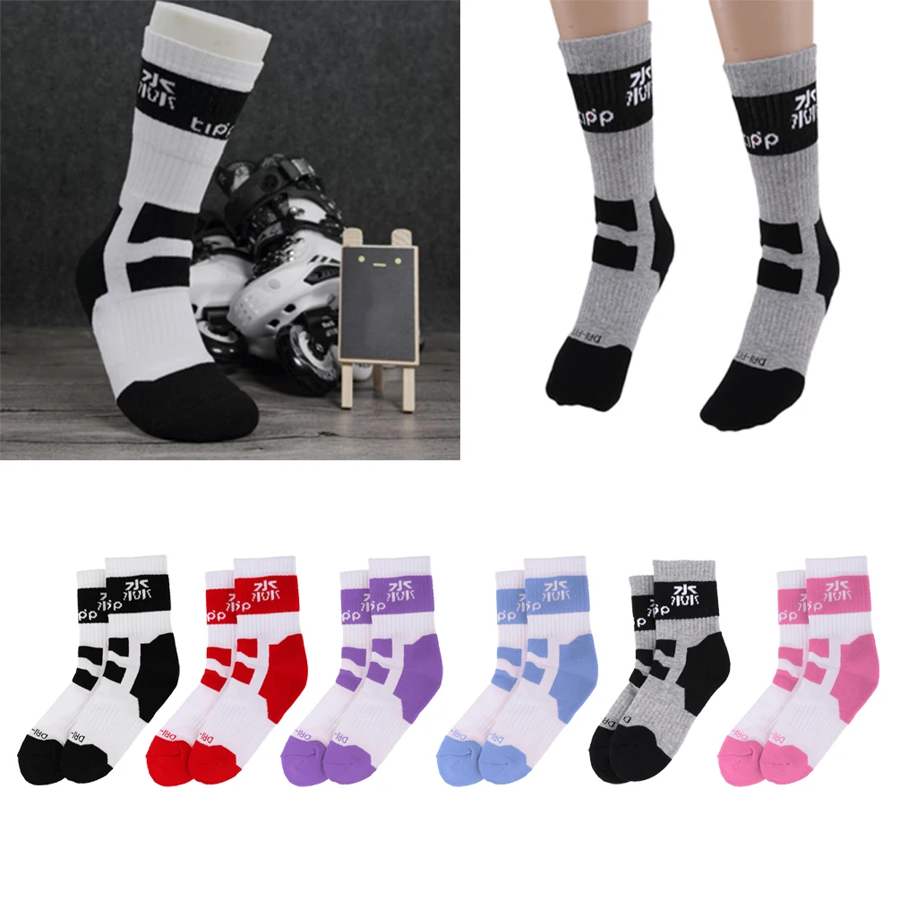 

Men Women Sports Socks Skateboard Roller Skating Breathable Socks