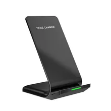 Qi Беспроводное зарядное устройство Быстрая Беспроводная зарядка телефон зарядное устройство подставка Док-станция для IPhone XS Max XR X 8 Plus