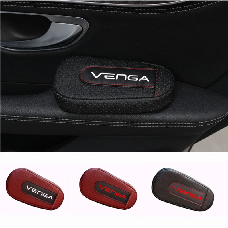 

Soft Leather Leg Cushion Knee Pad Armrest pad Interior Car Accessories For Kia Venga