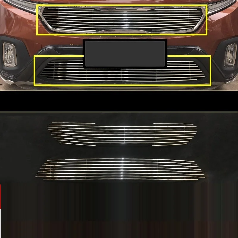 

Auto Modified Automobiles Accessory Modification Automovil protector Parts Mouldings Accessories Front Net 15 FOR Kia KX3