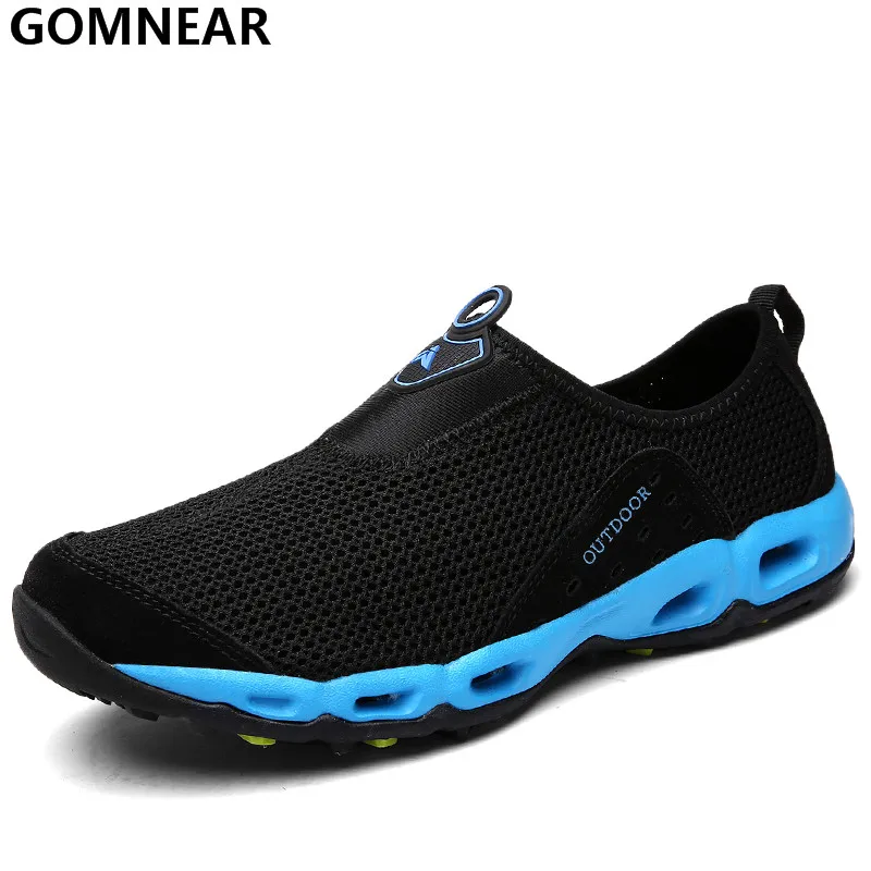 GOMNEAR Mens Water Shoes Quick Drying Lightweight Walking Sneaker on Beach Swimming Fishing Boating Cruise Casual Footwear GOMNEAR Mens Water Shoes Quick Drying Lightweight Walking Sneaker on Beach Swimming Fishing Boating Cruise Casual Footwear