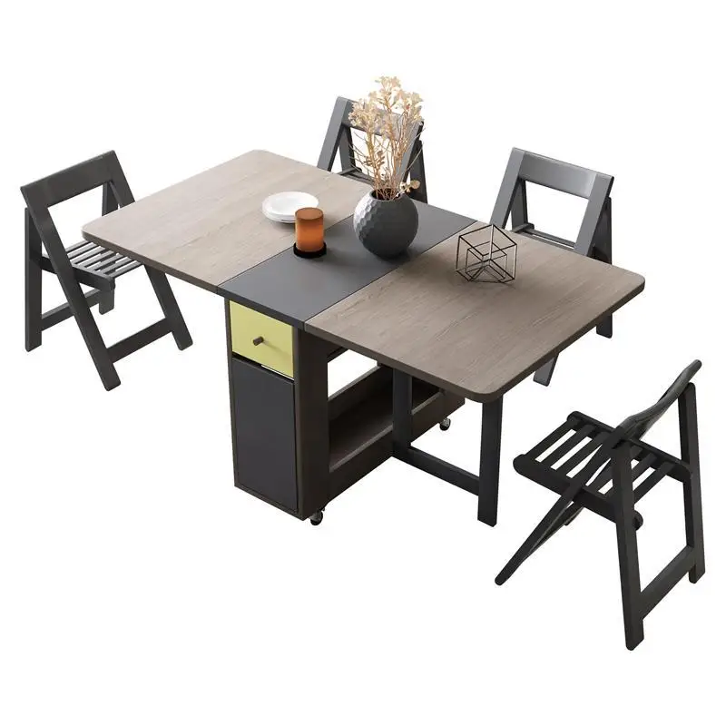 Masasi Pliante Dining Meja Makan Bureau Dinning Set Tavolo Da Pranzo Marmol Plegable Desk Mesa De Jantar Folding Dinner Table