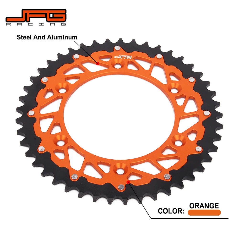 Задняя звездочка цепи 42T 45T 48T 50T 52T для KTM EXC SX XC XCW XCF SMR SXF XCFW 125 150 200 250 300 350 450 525 530 660