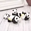 4pcs/set Cute Panda Moss Micro Landscape Terrarium Figurine Decoration Resin Funny Panda Babies Ornament Fairy Garden Miniature ► Photo 1/5