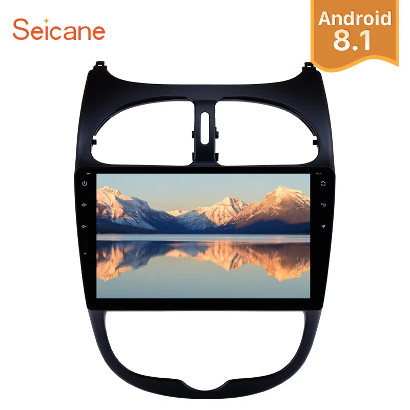 

Seicane Android 8.1/8.0 9 inch Car Radio GPS Head Unit For 2000-2016 PEUGEOT 206 DVD Multimedia Player Wifi Stereo